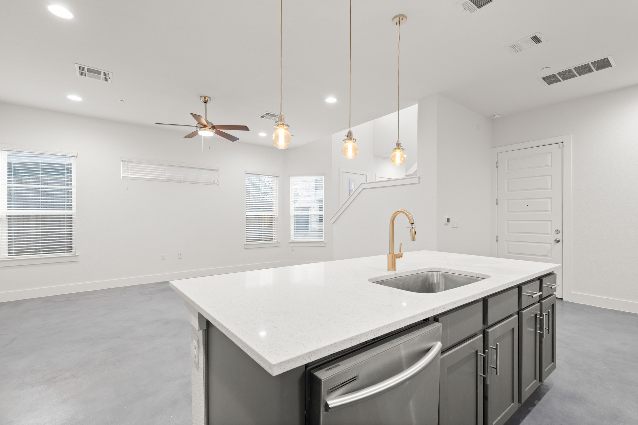 8922 Manchaca Road, Unit 701 Austin, TX 78748 - Photo 7 of 25 a kitchen with a sink a counter space and a window