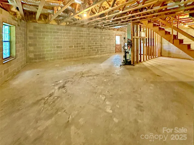 a view of a indoor basketball court