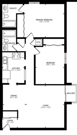 $1,900 | 7400 Grand Avenue, Unit A103, Downers Grove, IL 60516