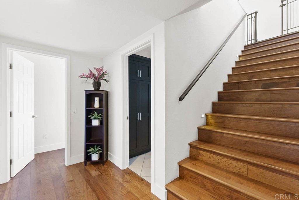 777 Phoenix Way San Marcos, CA 92078 - Photo 27 of 75 a view of entryway with wooden floor and stairs