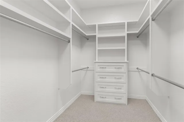 a view of walk in closet