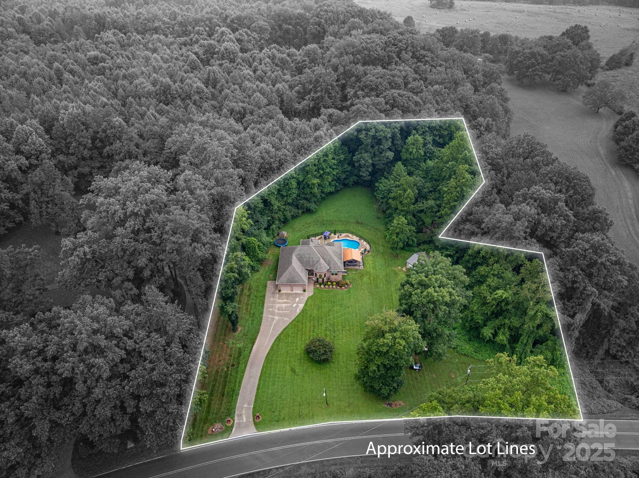 543 Roy Eaker Road Cherryville, NC 28021 - Photo 6 of 43 an aerial view of a