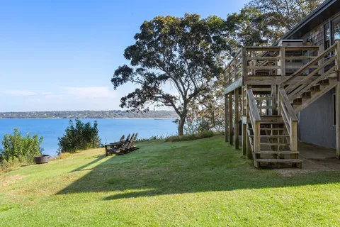 a view of a big yard with an outdoor space