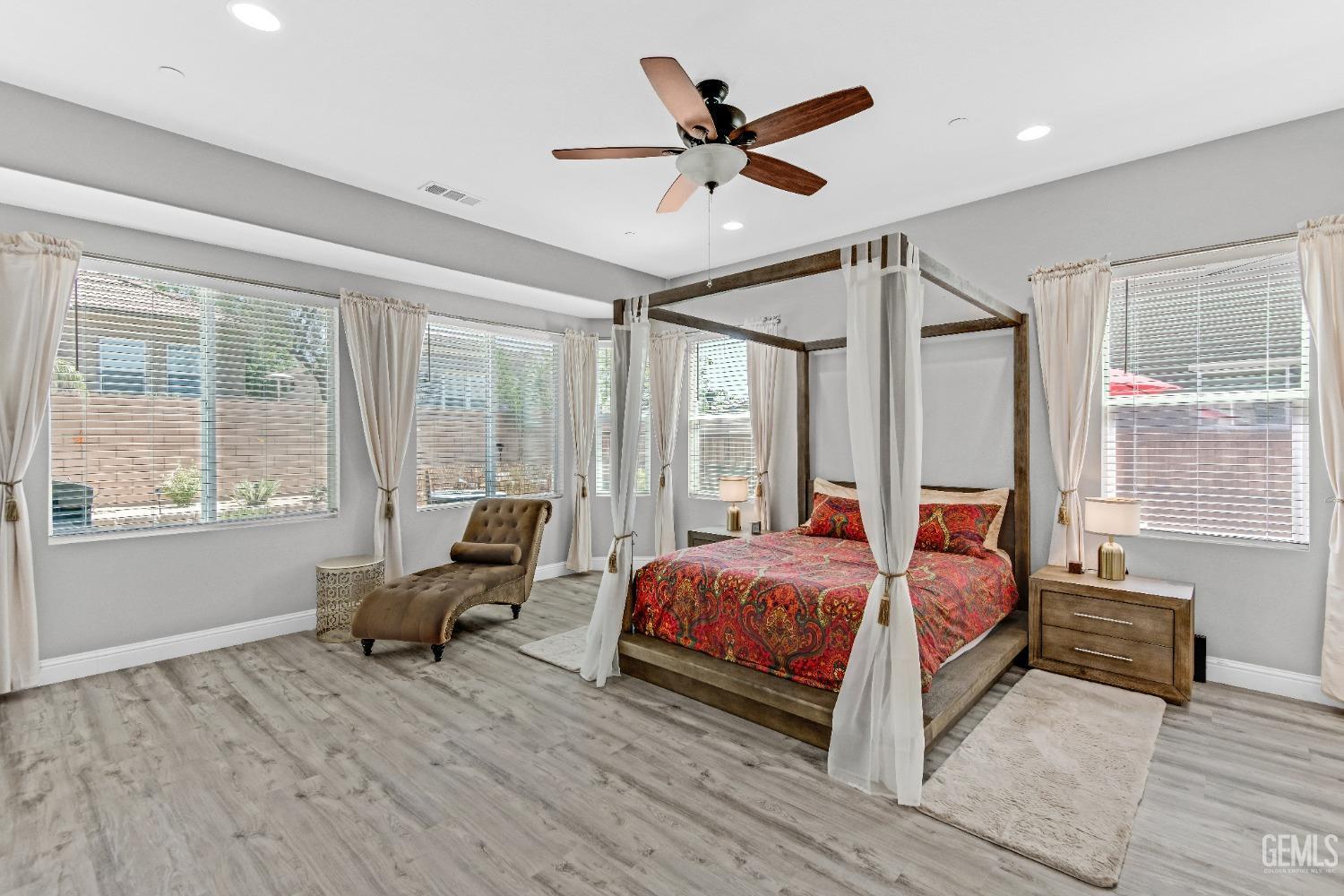 Undisclosed Address Bakersfield, CA 93306 - Photo 33 of 49 a bed room with a bed and a window