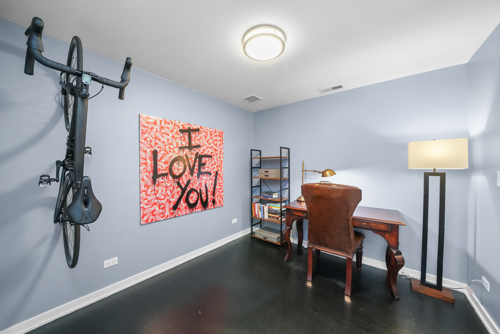 1735 West Division Street, Unit 204 Chicago, IL 60622 - Photo 18 of 26 a view of a workspace with furniture and a window