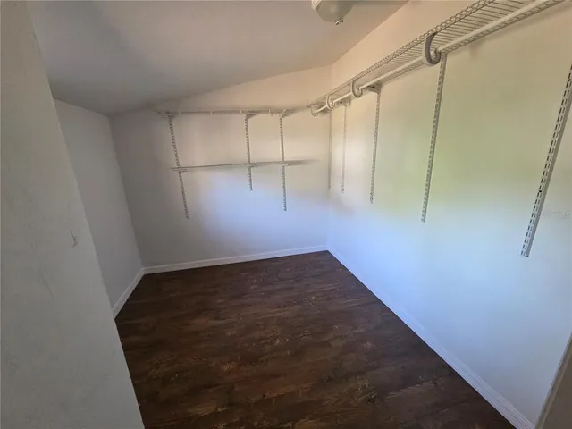 a view of a room with an empty space