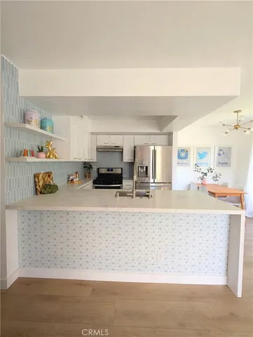 a view of a park with a tree