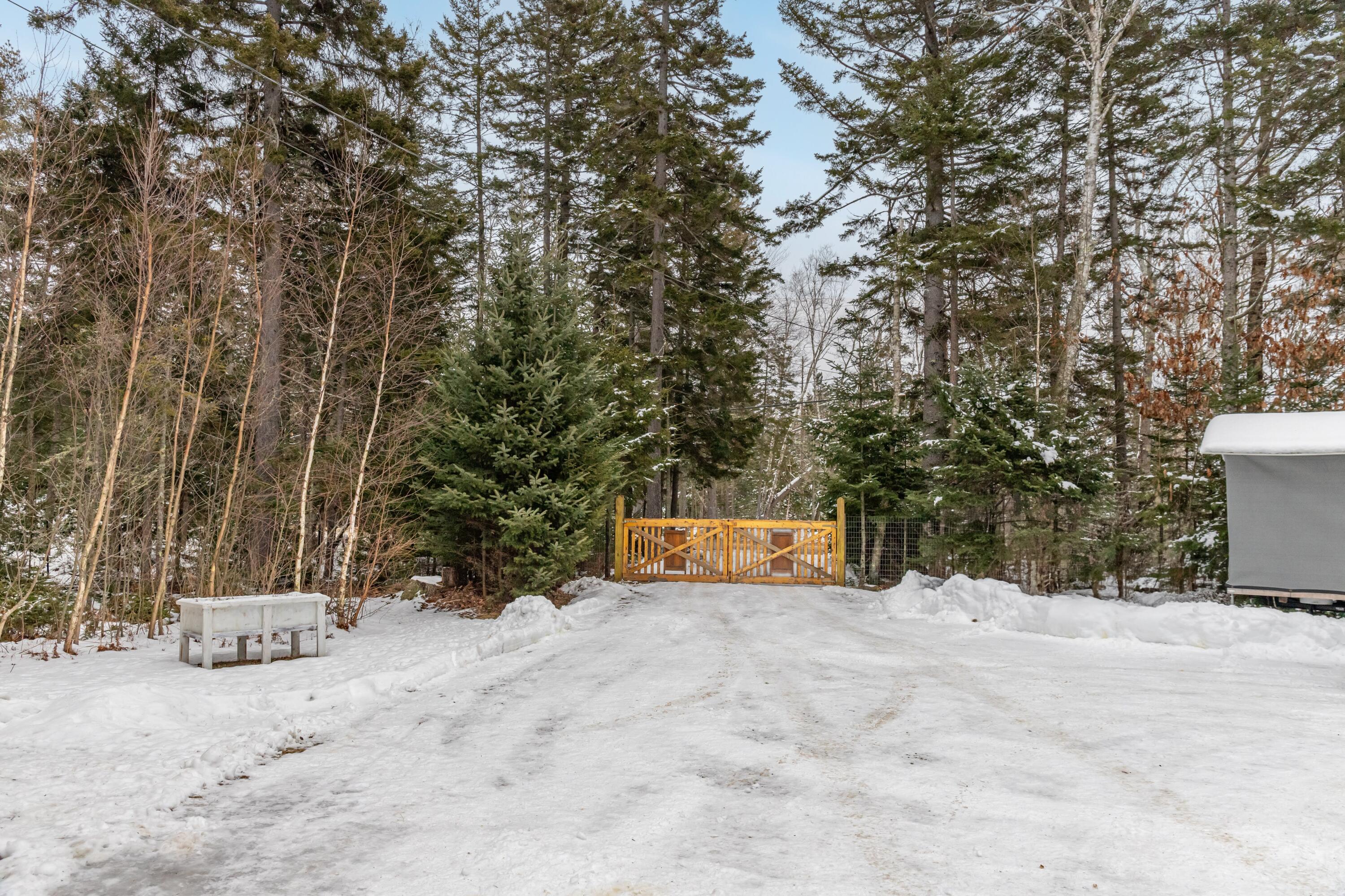 880 Castine Road Castine, ME 04421 - Photo 33 of 50 Driveway gate