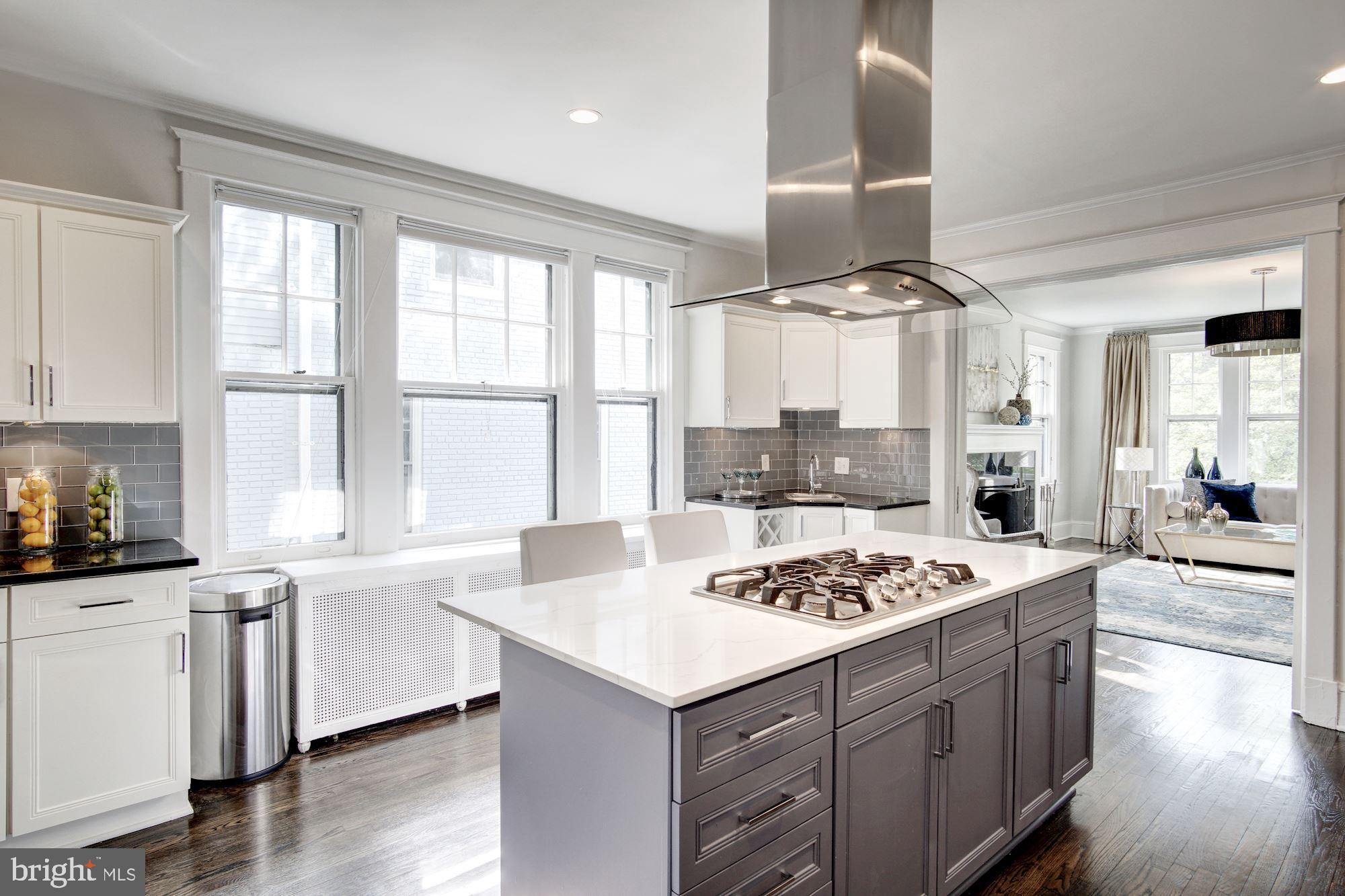 3309 Woodley Road Northwest Washington, DC 20008 - Photo 8 of 59 Updated kitchen w/center island
