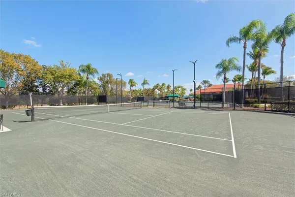 a view of a tennis court
