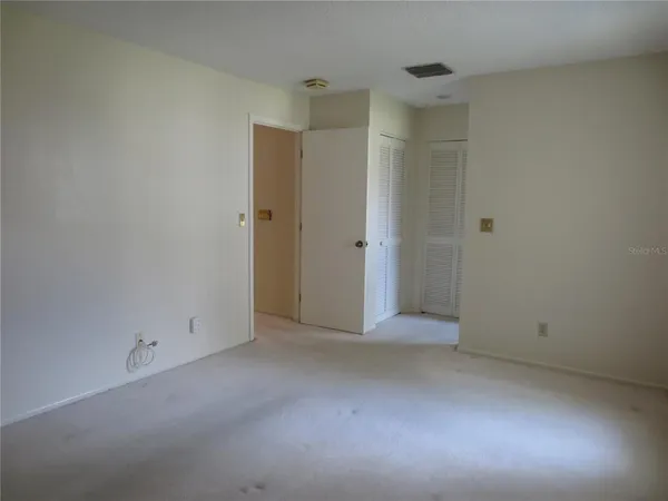 a view of a small space