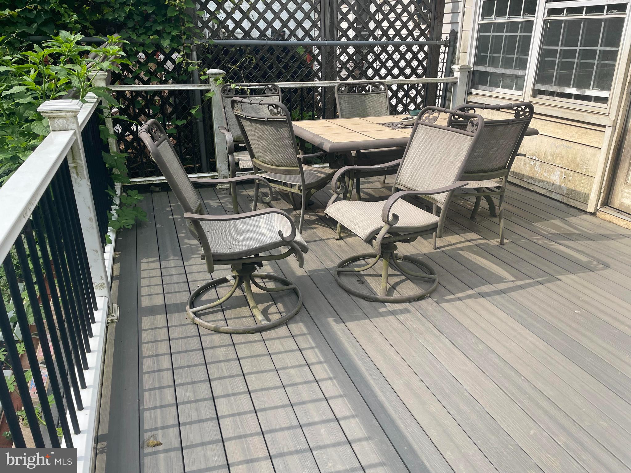 Composite deck off back