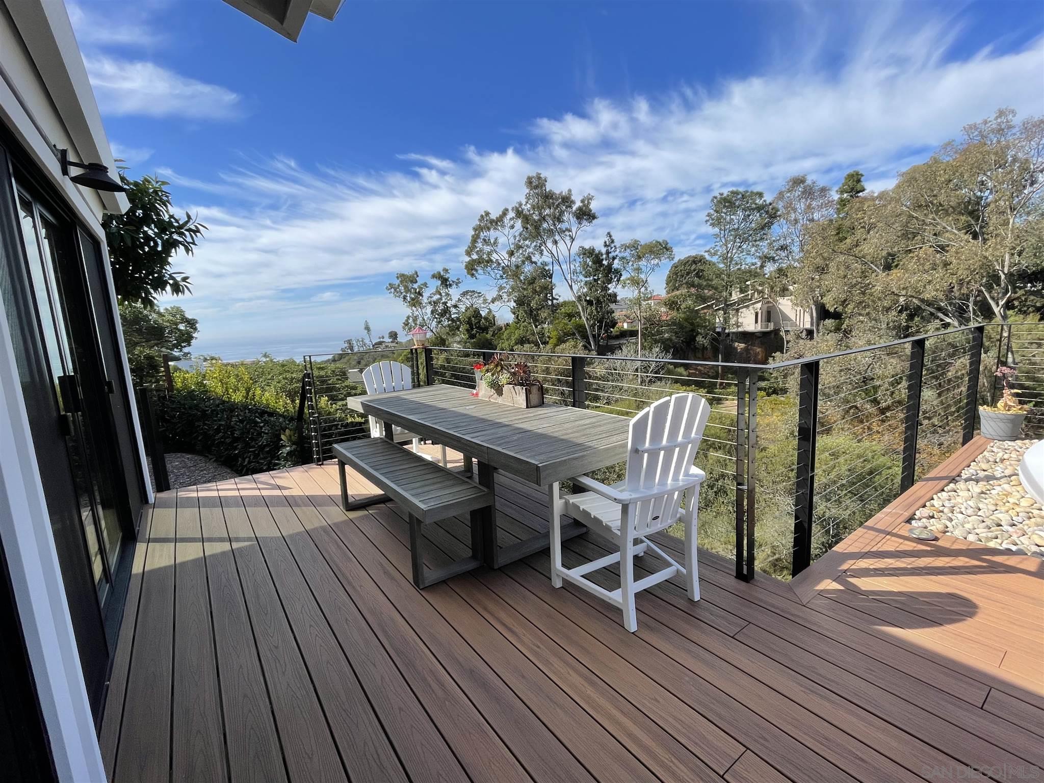 1402 Rodeo Drive La Jolla, CA 92037 - Photo 14 of 42 a view of a terrace with seating space