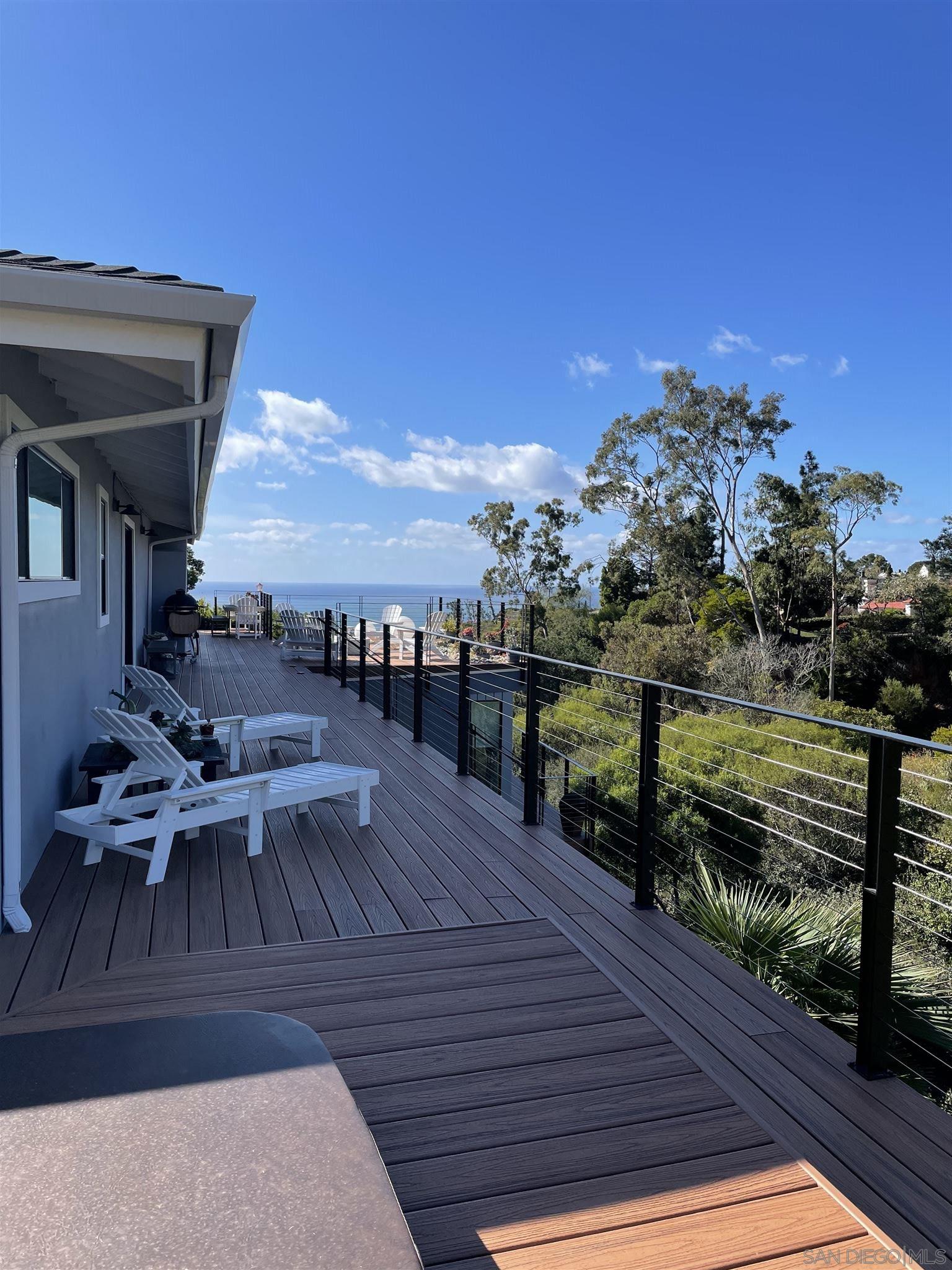 1402 Rodeo Drive La Jolla, CA 92037 - Photo 33 of 42 a view of a terrace with sitting area