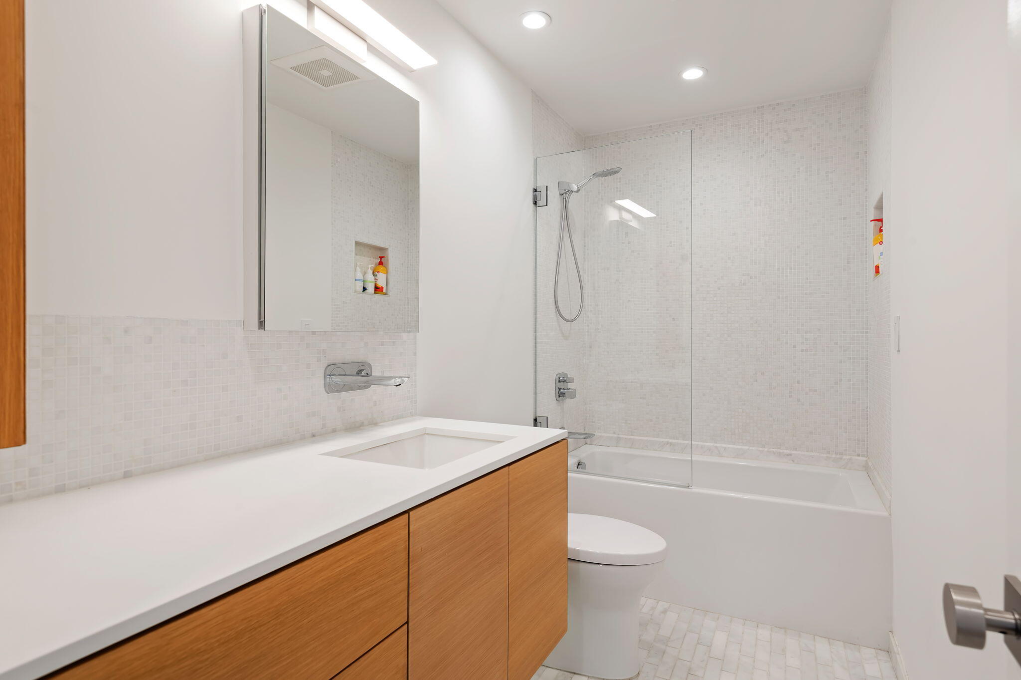 3375 Foothill Road, Unit 233 Carpinteria, CA 93013 - Photo 6 of 13 a bathroom with a sink a toilet and shower