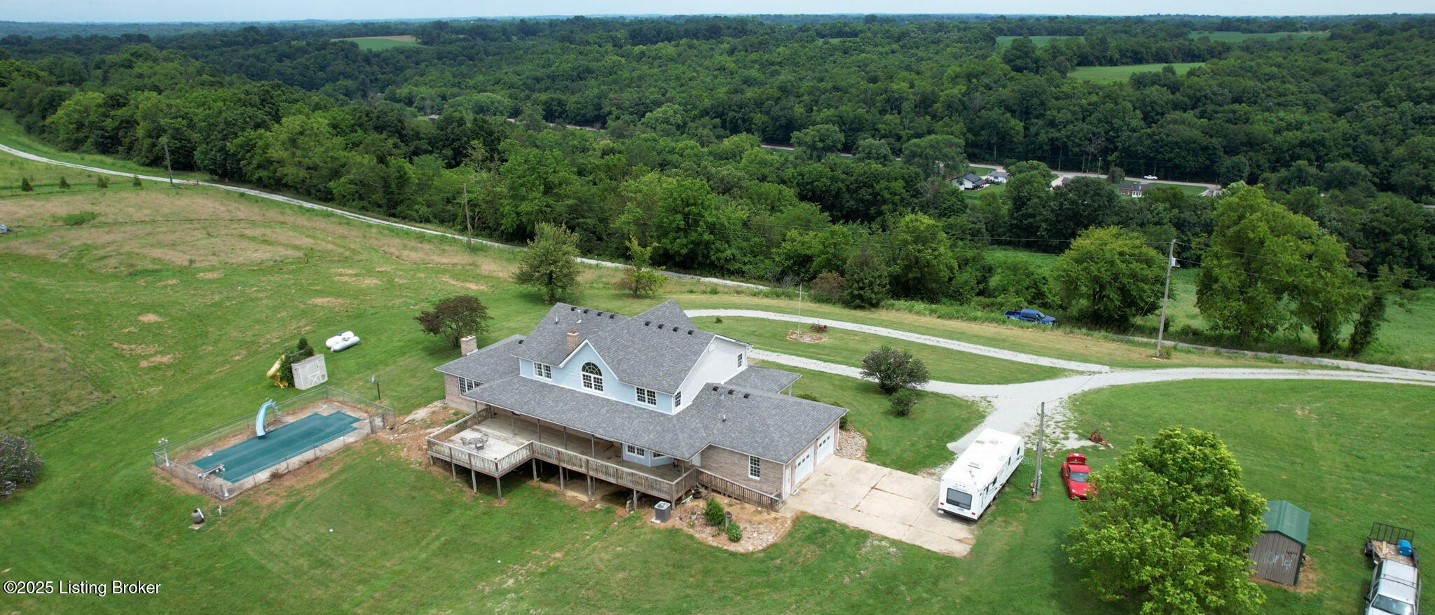 451 Deer Run Road Coxs Creek, KY 40013 - Photo 45 of 68 61-web-or-mls-Drone 451 Deer Run Rd Coxs
