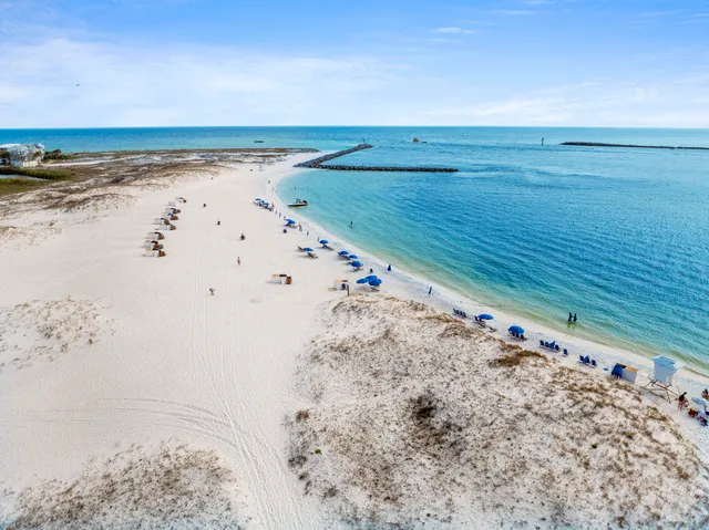a view of beach and ocean