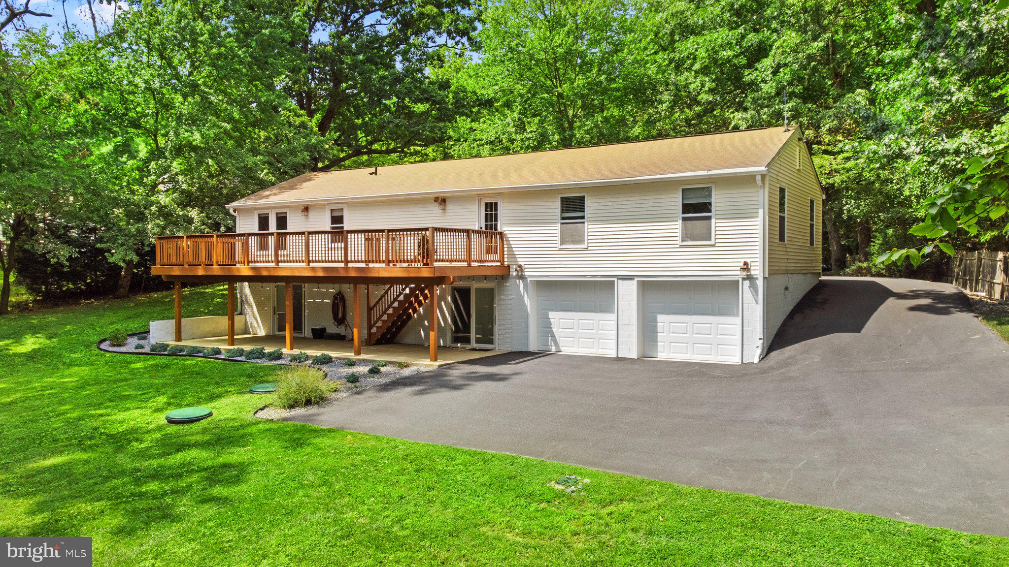 15501 Radwick Lane Silver Spring, MD 20906 - Photo 37 of 37 Rear of property w/new garage doors