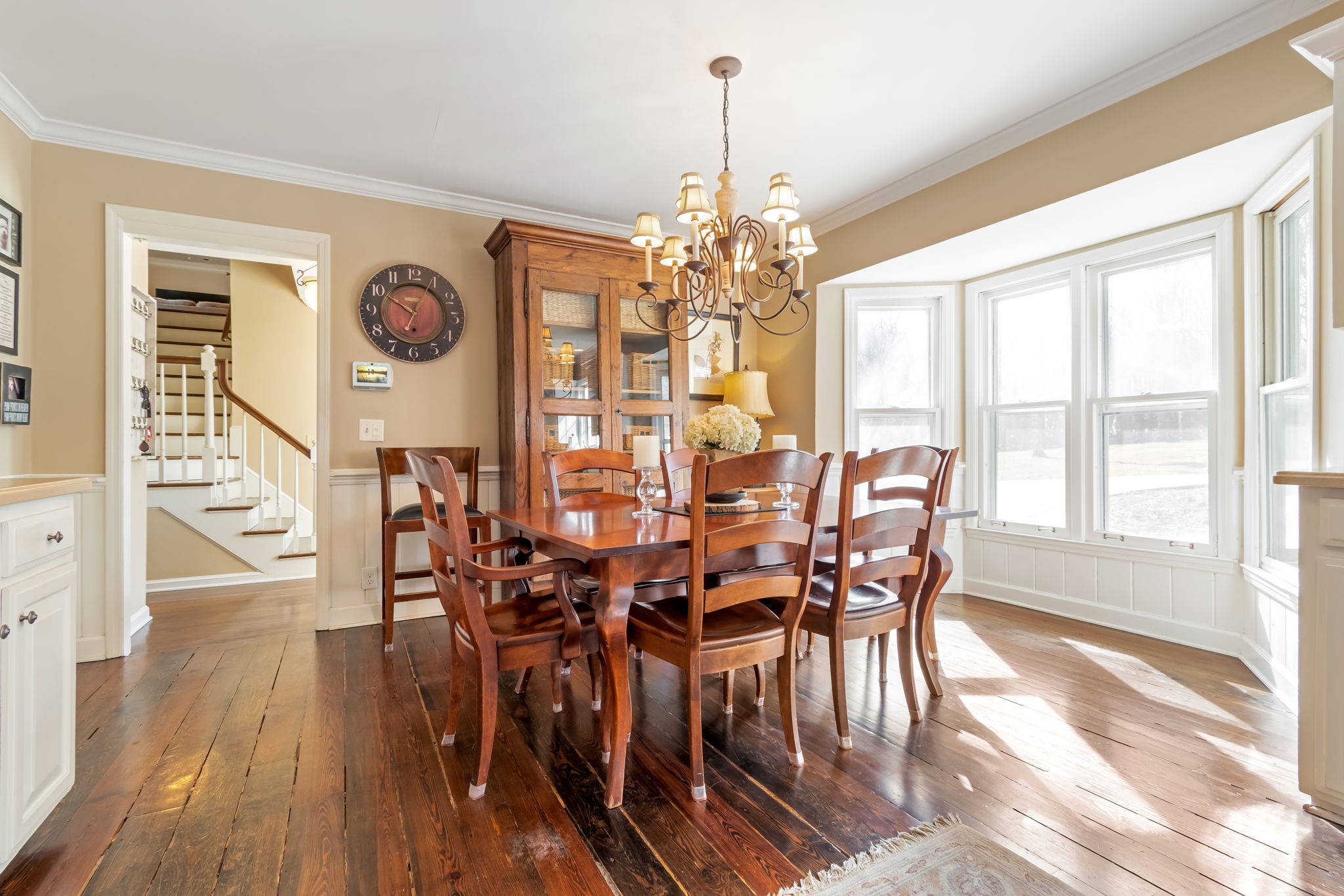 6329 Johnson Chapel Road West Brentwood, TN 37027 - Photo 32 of 94 a view of a dining room with furniture window and wooden floor