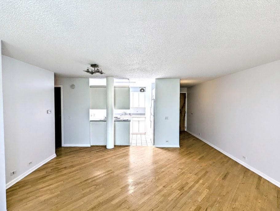 2555 Gross Point Road, Unit 407 Evanston, IL 60201 - Photo 3 of 10 a view of empty room with wooden floor