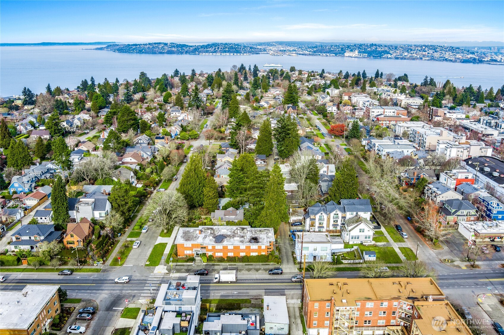 4431 Southwest Admiral Way Seattle, WA 98116 - Photo 24 of 25 an aerial view of multiple house