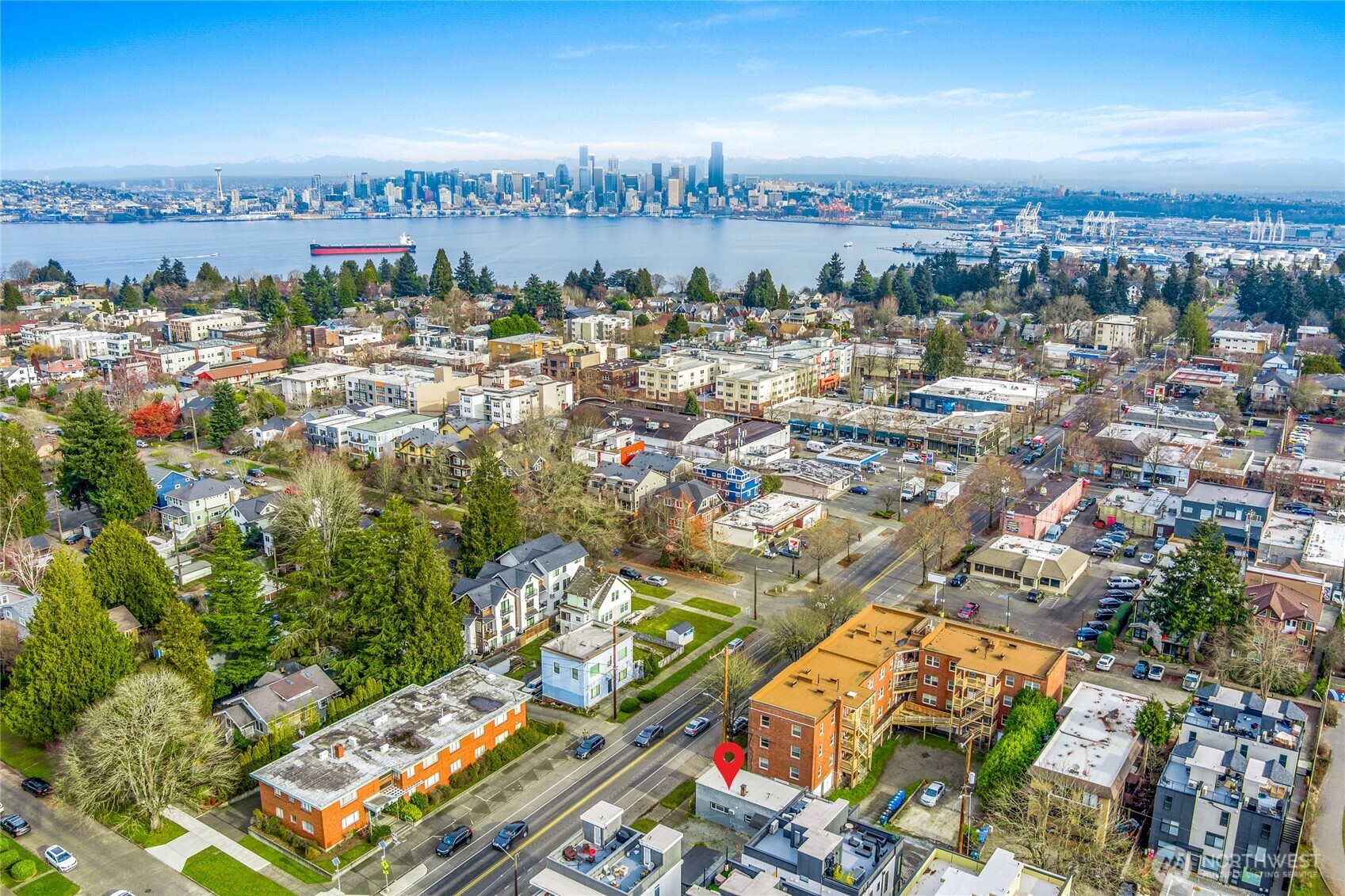 4431 Southwest Admiral Way Seattle, WA 98116 - Photo 25 of 25 an aerial view of a city