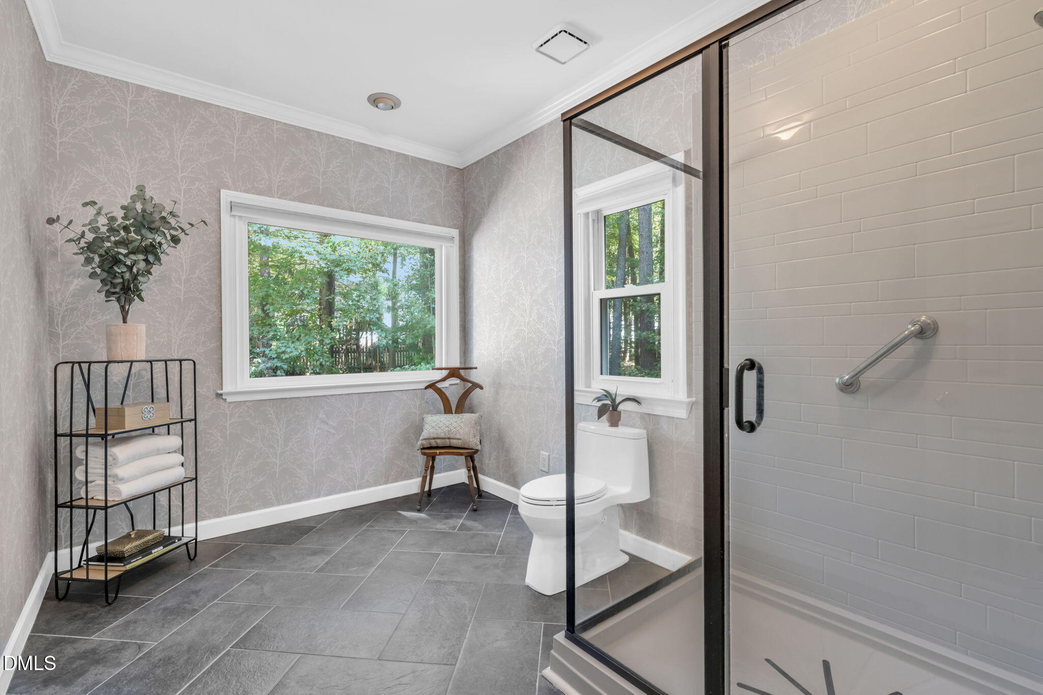 5309 Shoreline Court Holly Springs, NC 27540 - Photo 20 of 46 a bathroom with a bathtub and shower