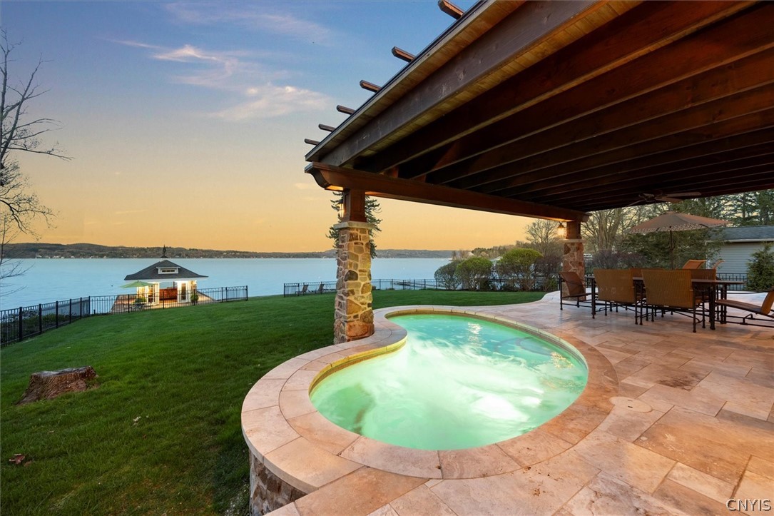 1844 West Lake Road Skaneateles, NY 13152 - Photo 44 of 49 Enjoy peaceful views of the lake from the spa