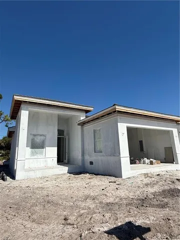 a backyard of a house