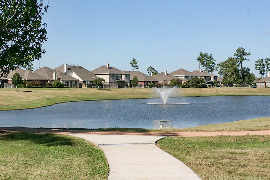 659 Cypresswood Trace Spring, TX 77373 - Photo 33 of 40 Subdivision lake and walking trails
