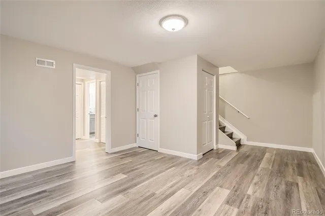wooden floor in an empty room