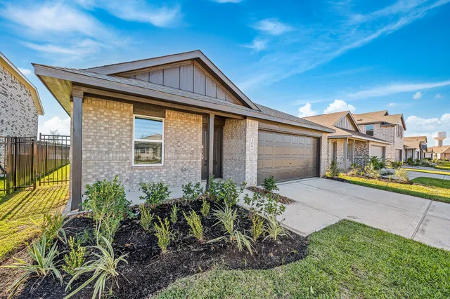 a view of a hallway with wooden shelves