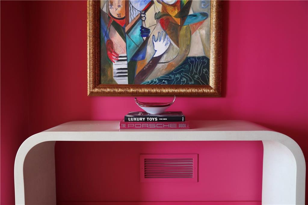 88 West Paces Ferry Road Northwest, Unit 1130 Atlanta, GA 30305 - Photo 4 of 43 a view of a wooden wall with a painting on the wall