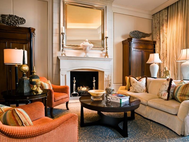 88 West Paces Ferry Road Northwest, Unit 1130 Atlanta, GA 30305 - Photo 43 of 43 a living room with furniture a fireplace and a window