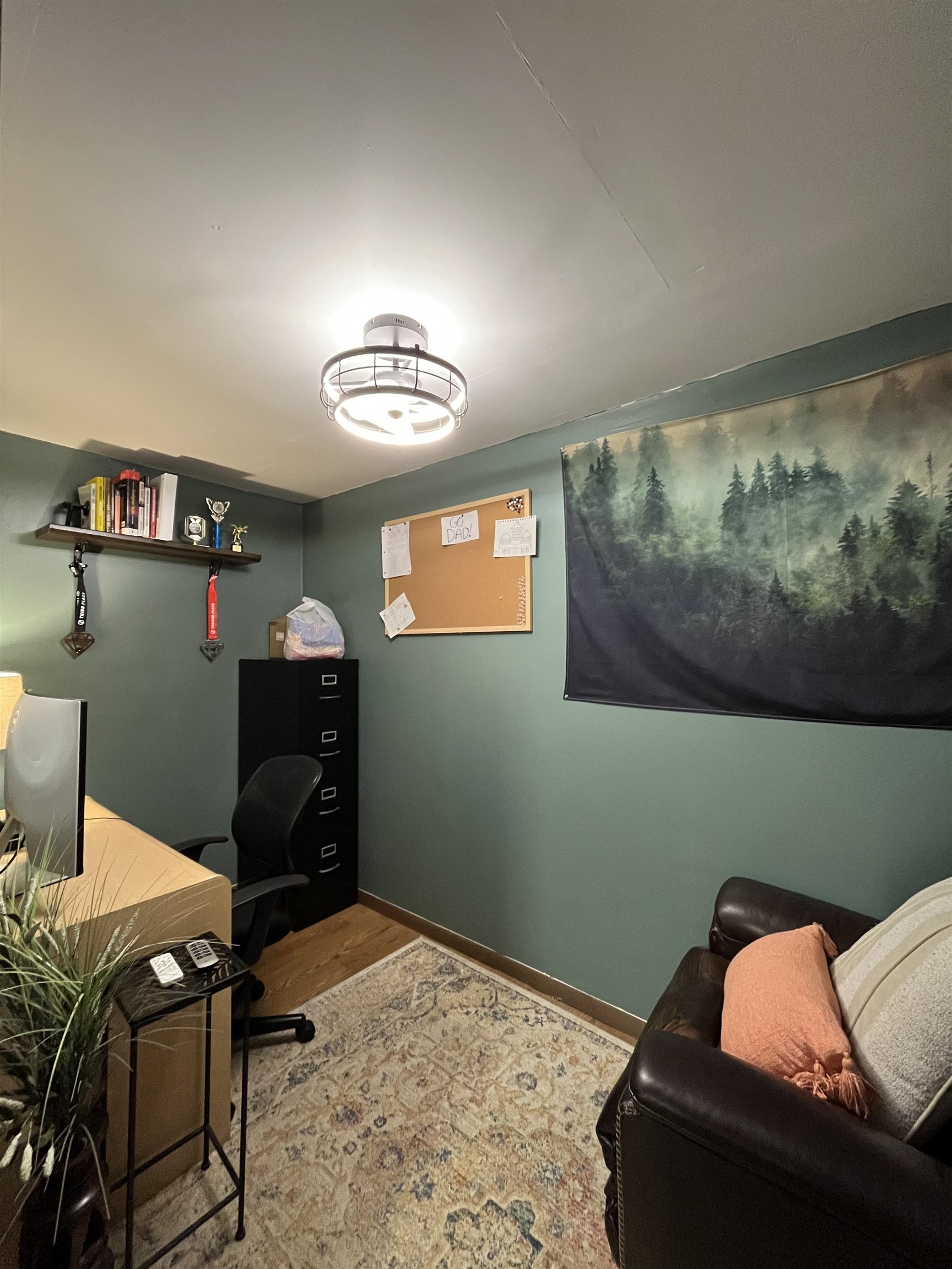 300 Lamplighter Loop Southeast Poplar Grove, IL 61065 - Photo 8 of 29 a workspace with furniture and a window
