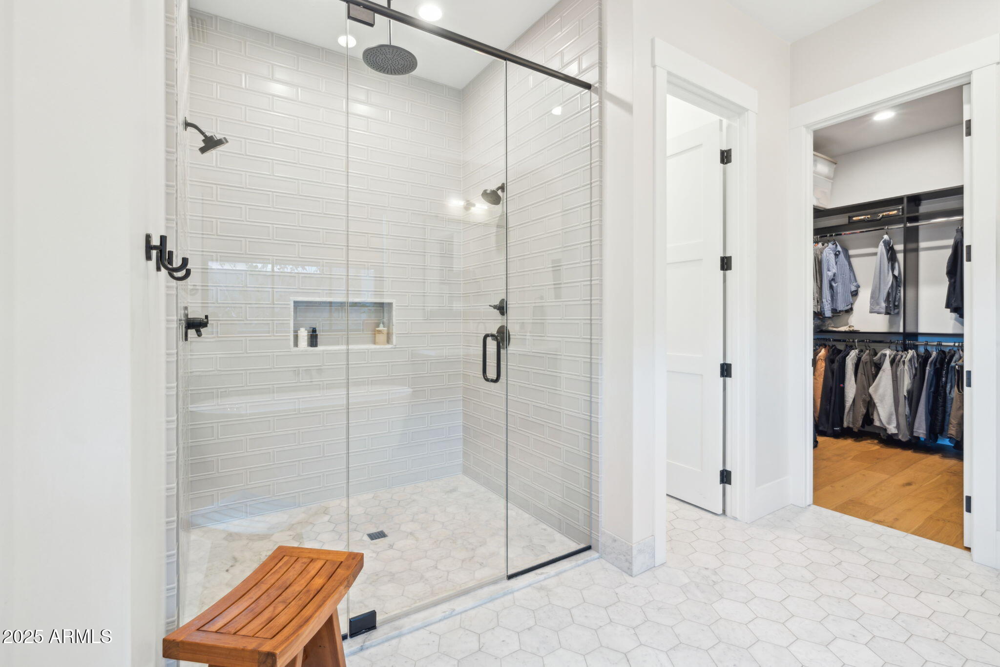 3530 East Glenrosa Avenue Phoenix, AZ 85018 - Photo 19 of 41 a bathroom with a shower and a sink