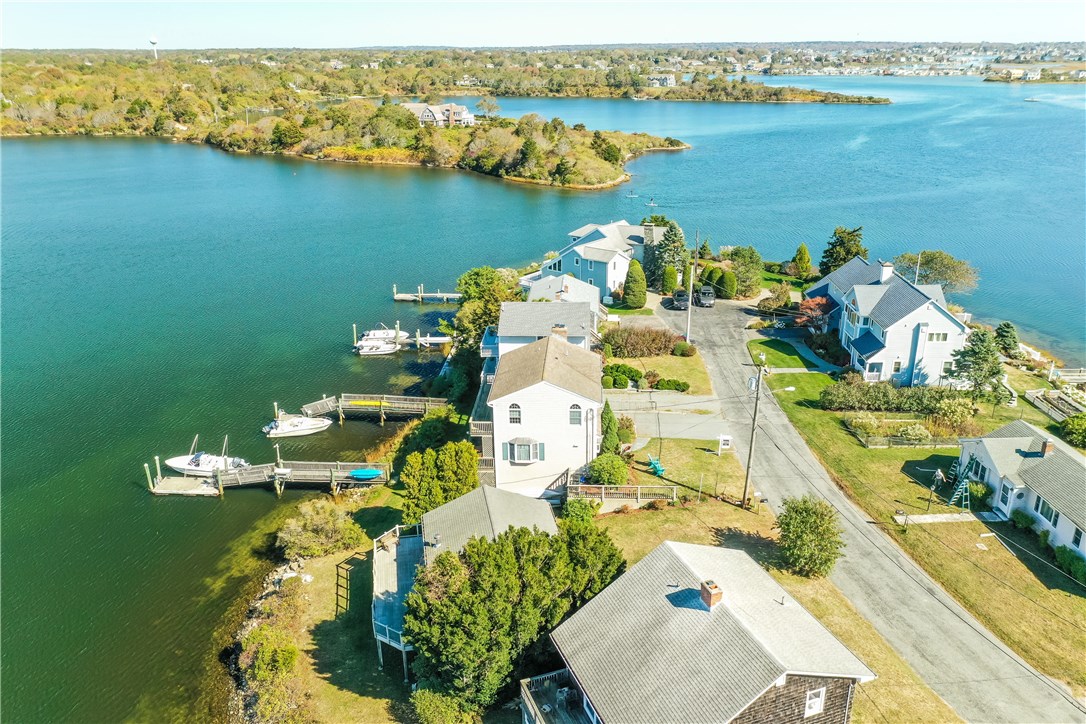 282 Prospect Road South Kingstown, RI 02879 - Photo 8 of 30 View of Segar Cove on the left and Potter pond to the north