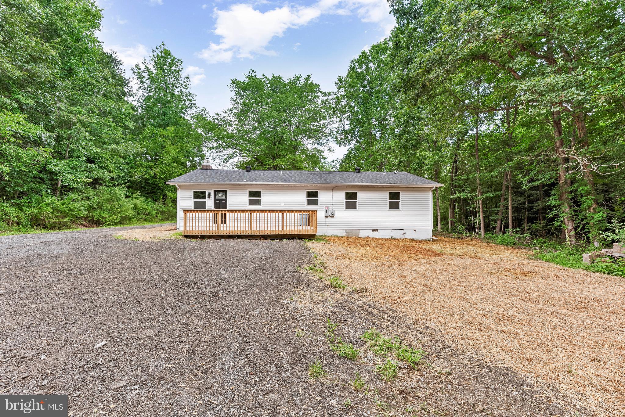 View of the back of the home.