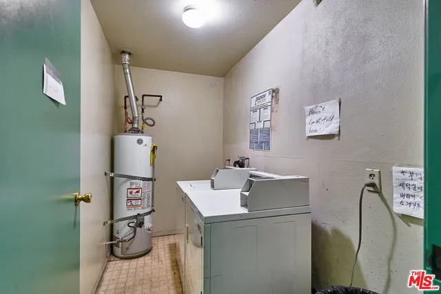 a room with storage and utility