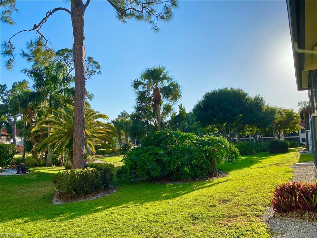 4955 Pepper Circle, Unit B204 Naples, FL 34113 - Photo 17 of 25 a view of a swimming pool with a garden