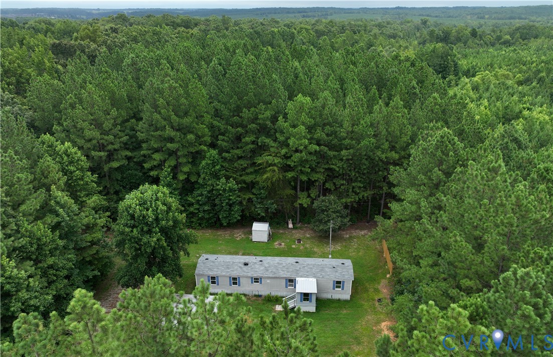 3114 Sheltons Road Drakes Branch, VA 23937 - Photo 2 of 20 an aerial view of a house with a yard