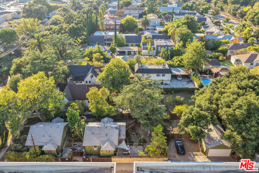 1767 Locust Street Pasadena, CA 91106 - Photo 27 of 28 an aerial view of a house with a yard