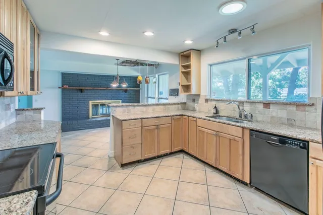 a view of a couches in a backyard