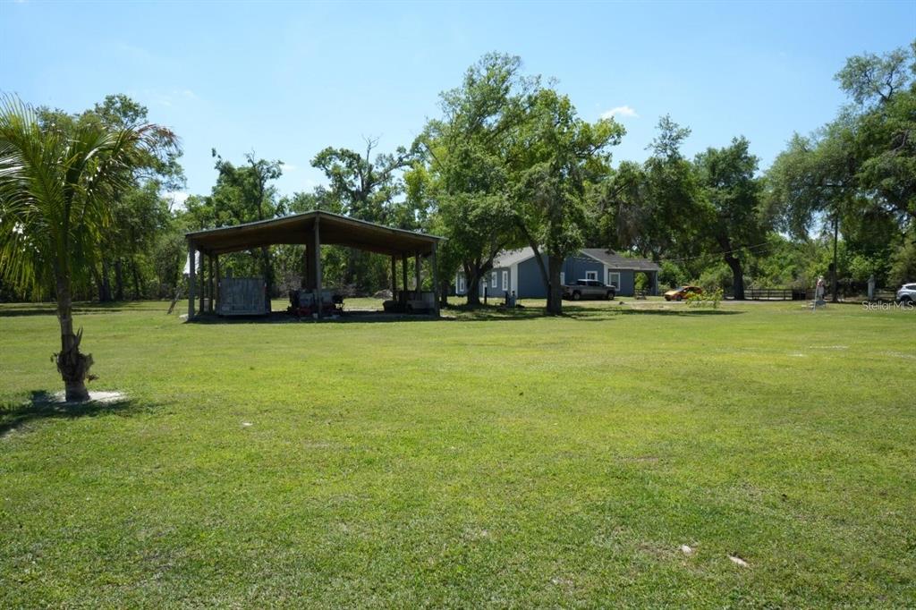 7040 Lumberton Road Zephyrhills, FL 33540 - Photo 32 of 34 a view of a tree in front of a house with a yard