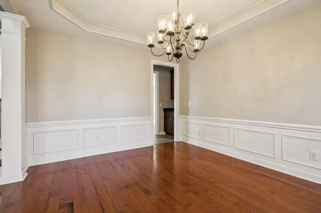 a view of an empty room