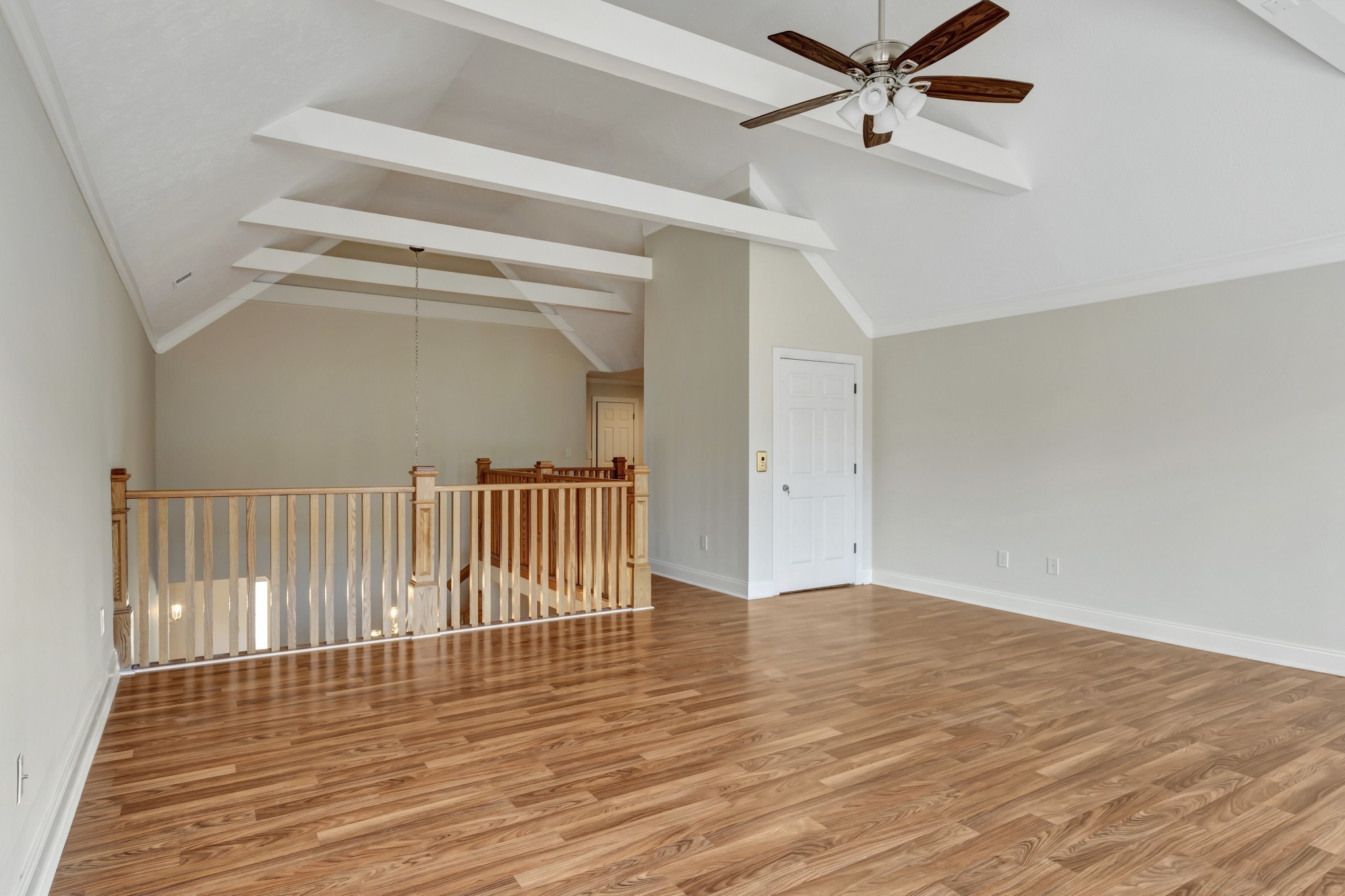 1900 Tinnin Road, Unit A5 Goodlettsville, TN 37072 - Photo 26 of 41 an empty room with wooden floor fan and windows