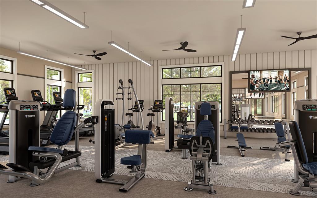 4147 Feldspar Lane Spring Hill, FL 34609 - Photo 22 of 22 a view of a room with gym equipment