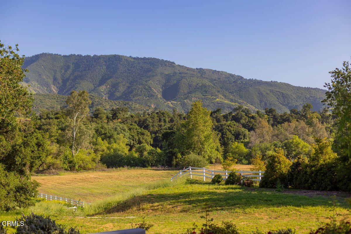 291 Saddle Lane Ojai, CA 93023 - Photo 42 of 47 a view of a city with mountains in the background