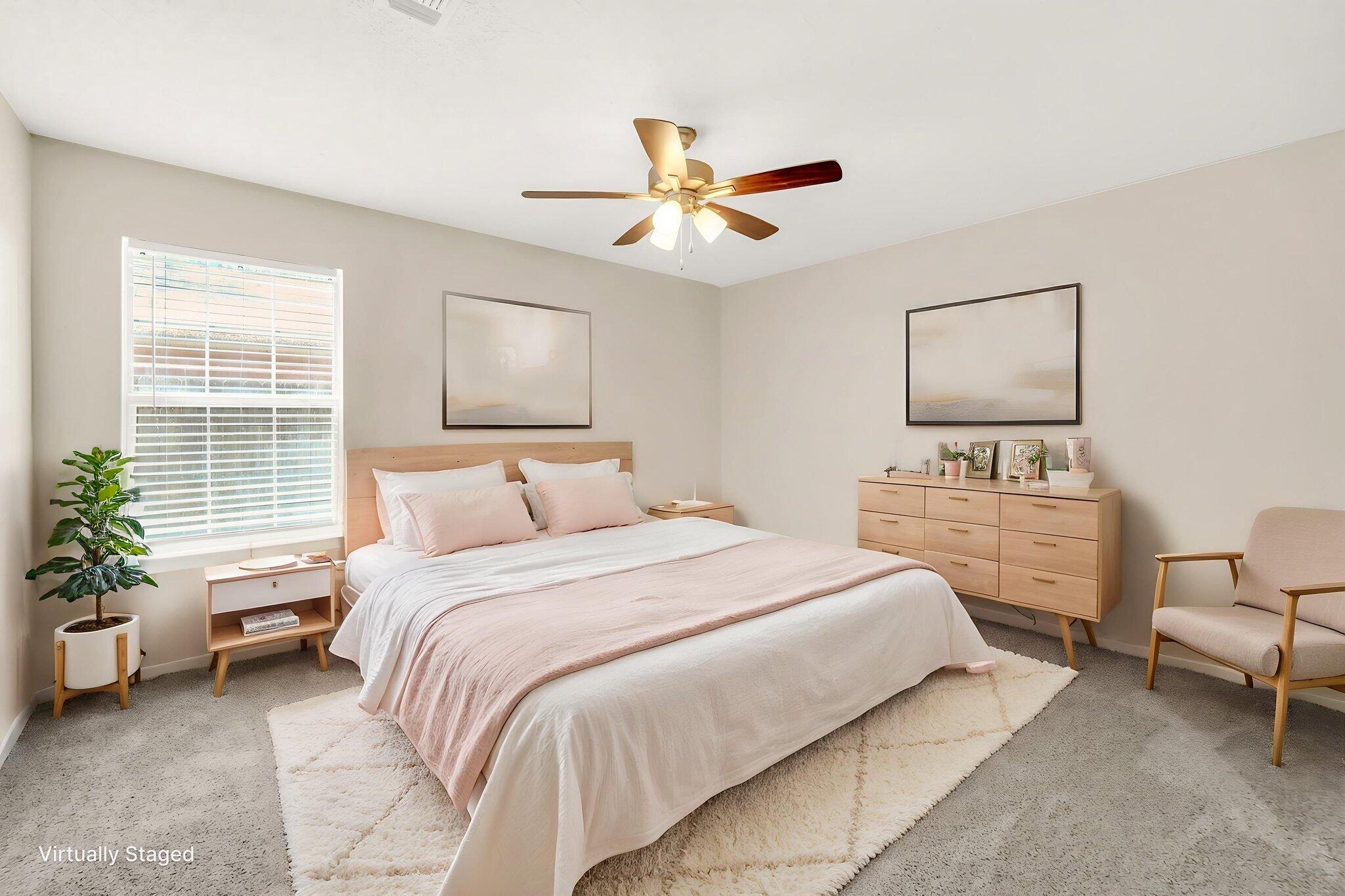 1036 Blue Ridge Drive Fort Walton Beach, FL 32547 - Photo 19 of 31 a bedroom with a bed and a couch