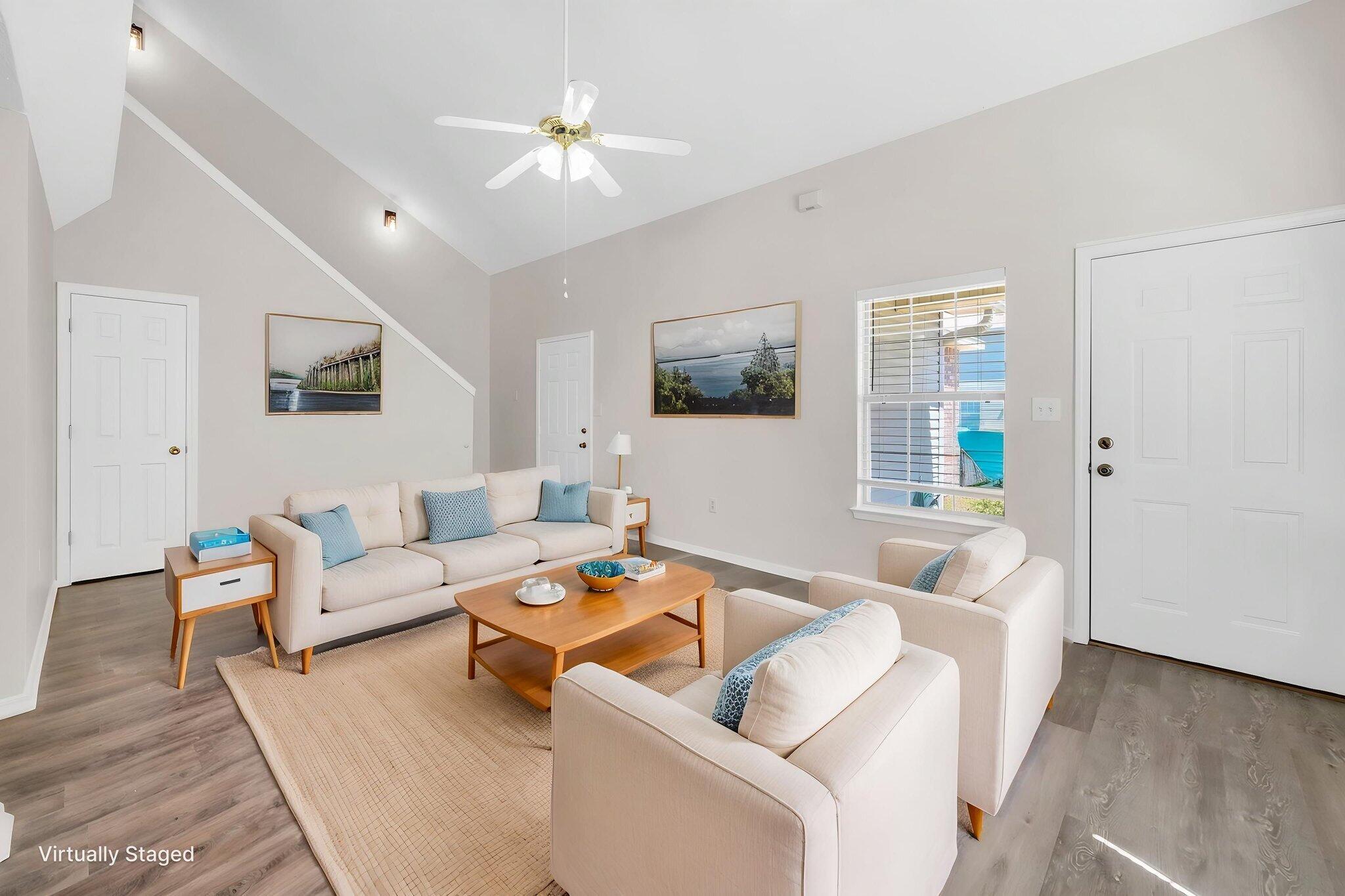 1036 Blue Ridge Drive Fort Walton Beach, FL 32547 - Photo 7 of 31 a living room with furniture and a flat screen tv